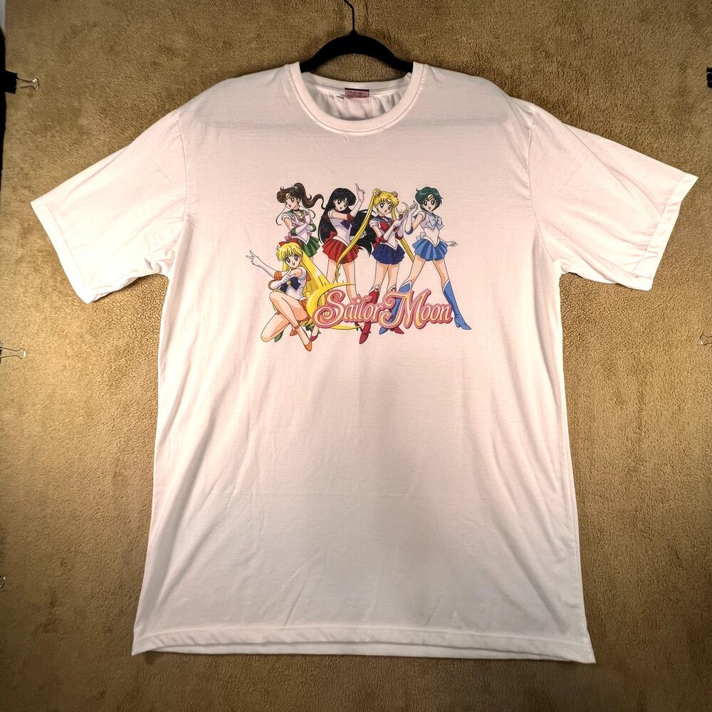 Rare Sailor Moon Anime Hampstead Brand Japanese Manga Vintage Style T-Shirt 2XL
